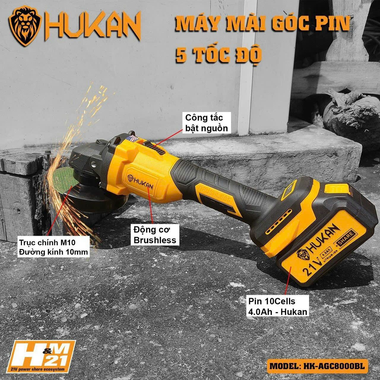 Máy mài pin HUKAN 8000BL thế hệ mới nhất