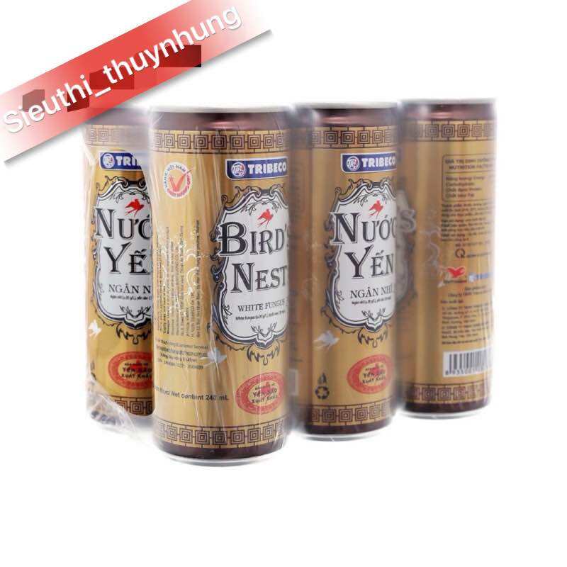 Lốc 6 lon nước yến tribeco x 240ml