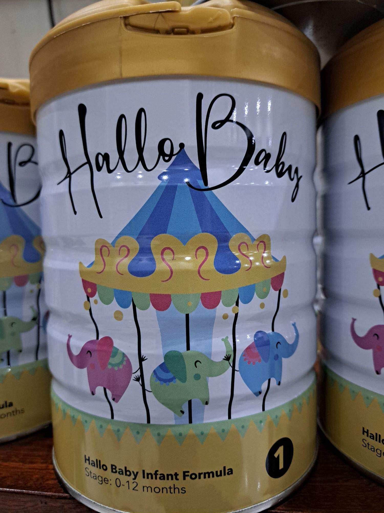 Sữa nhập khẩu Đan Mạch Hallo baby số 1 cho bé 0-12 tháng