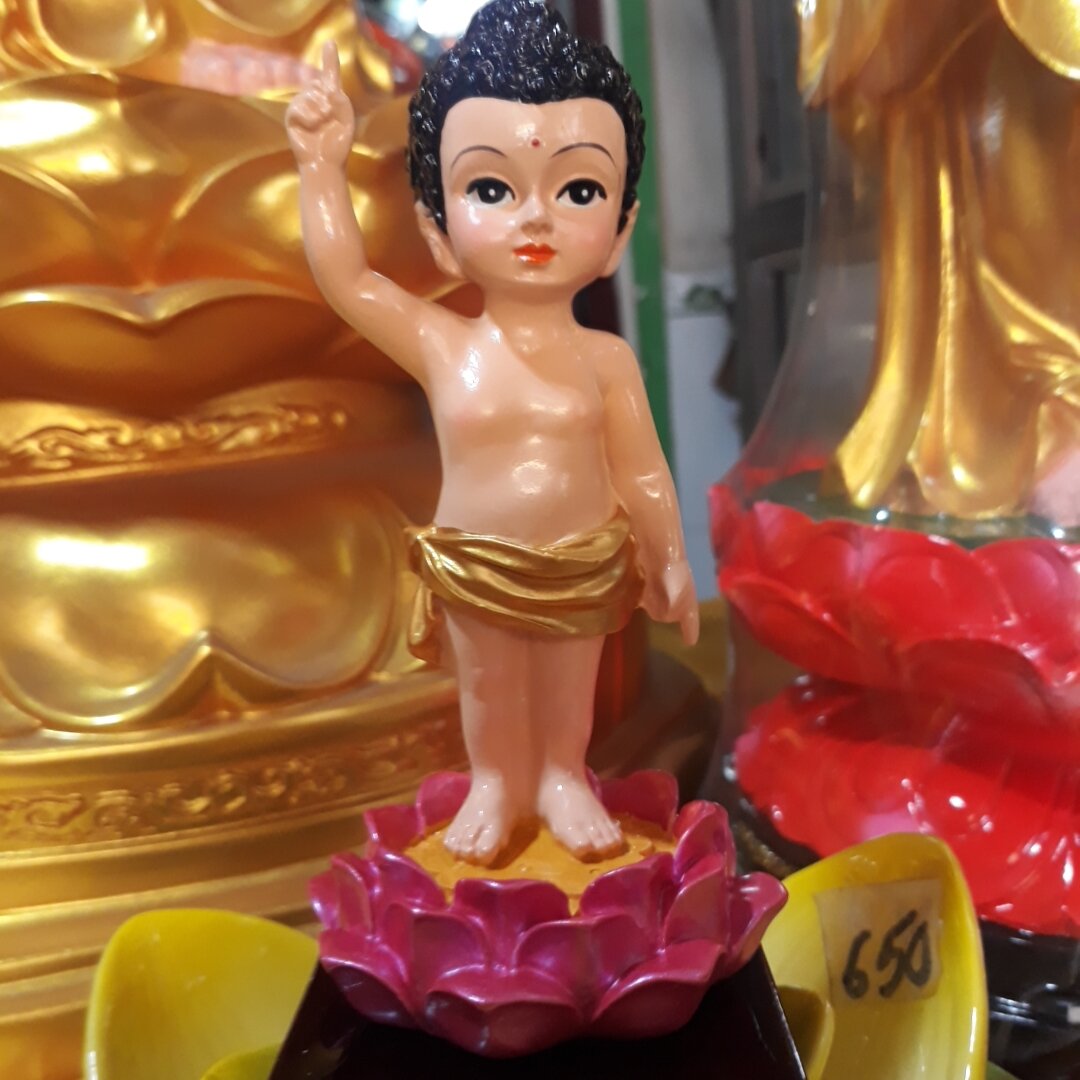 Tượng  phật  đản  sanh nhí  15 cm