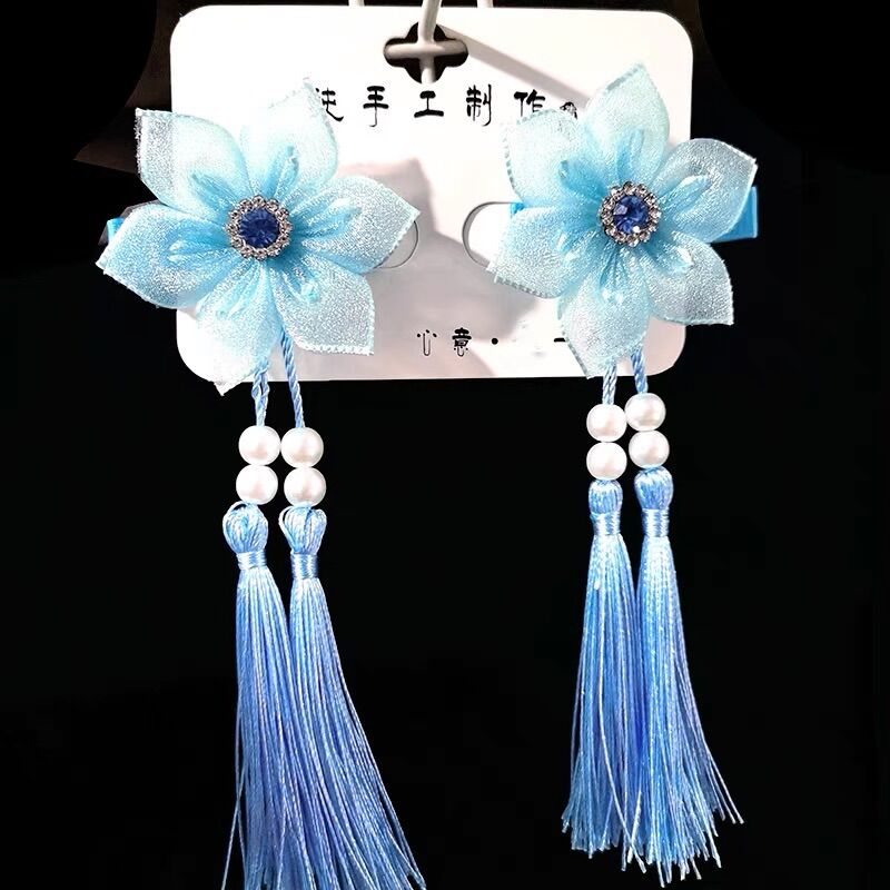 Kẹp tóc hoa cổ trang cho bé T167