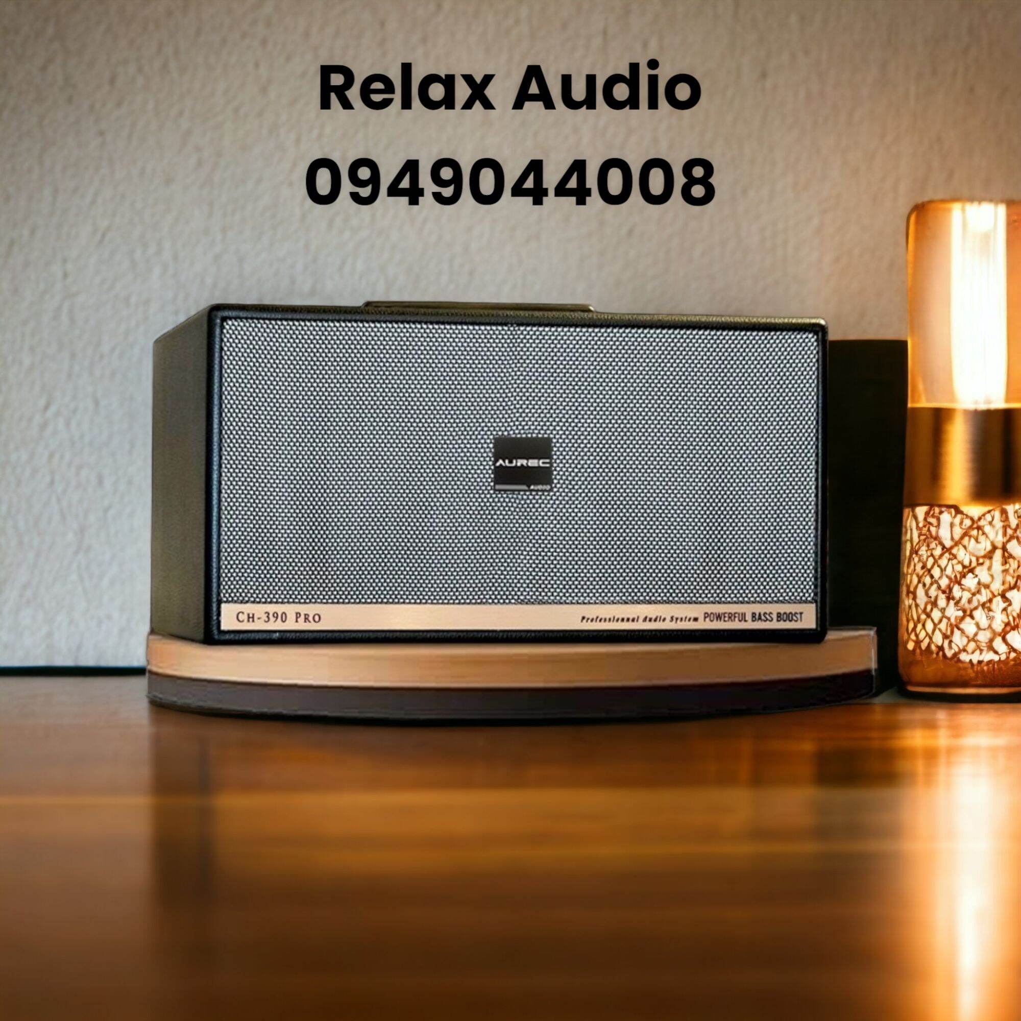 Loa karaoke di động 300w aurec ch390 pro ii