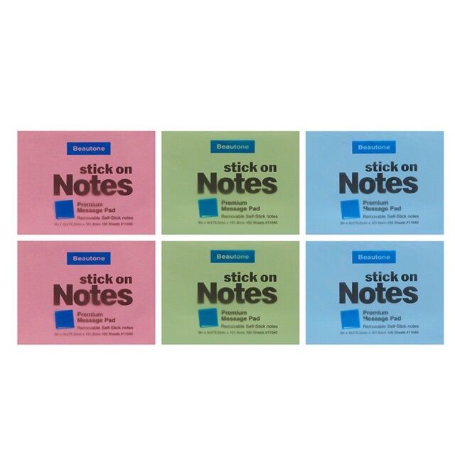 GIẤY NOTE GHI CHÚ MÀU UNI
