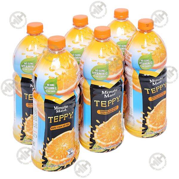 Blog 6 chai nước Cam có Tép - Teppy