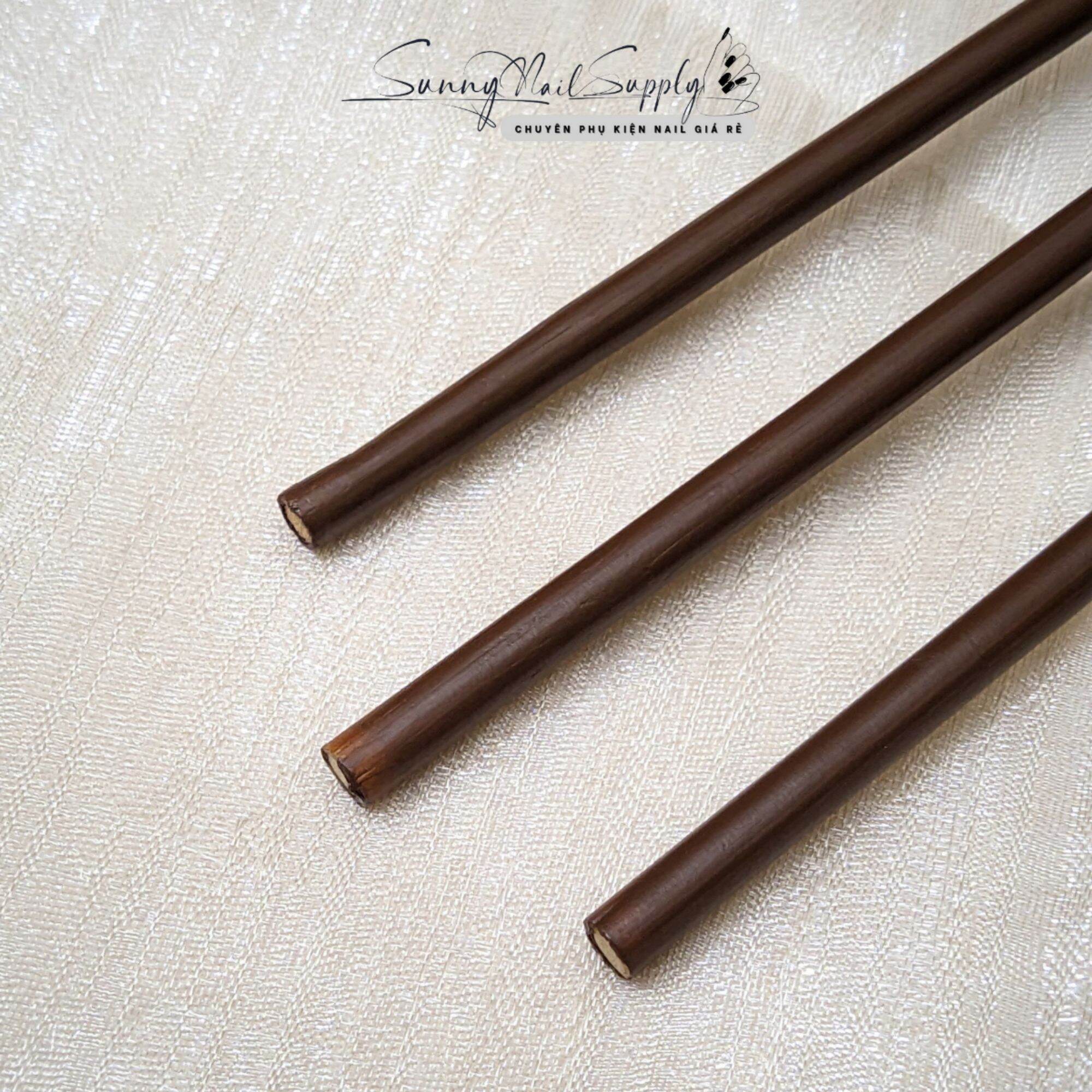 Cọ vẽ thư pháp vẽ móng tay nail cán gỗ