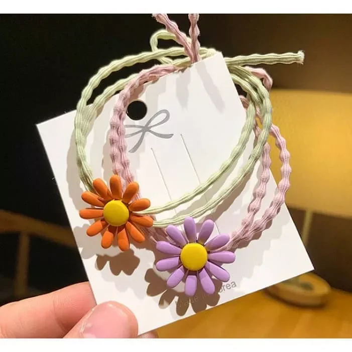 Dây cột tóc Daisy hoa cúc (giao màu ngẫu nhiên)