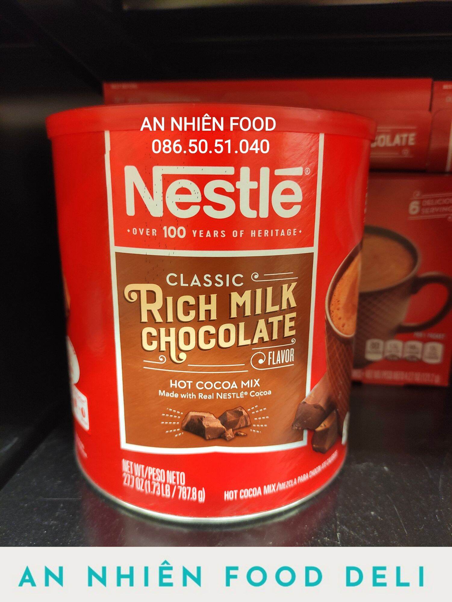 Bột Pha Socola Sữa Nestlé Thức uống Chocolate Milk Rich