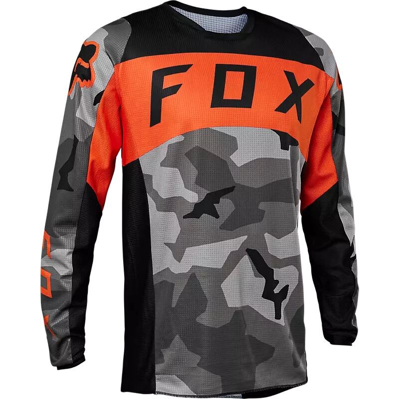 ÁO FOX RACING 180 BNKR GREY CAMO ORANGE (Chính Hãng)