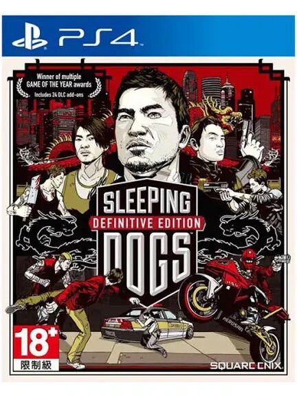 Đĩa game ps4 Sleeping Dogs Definitive Edition - like new