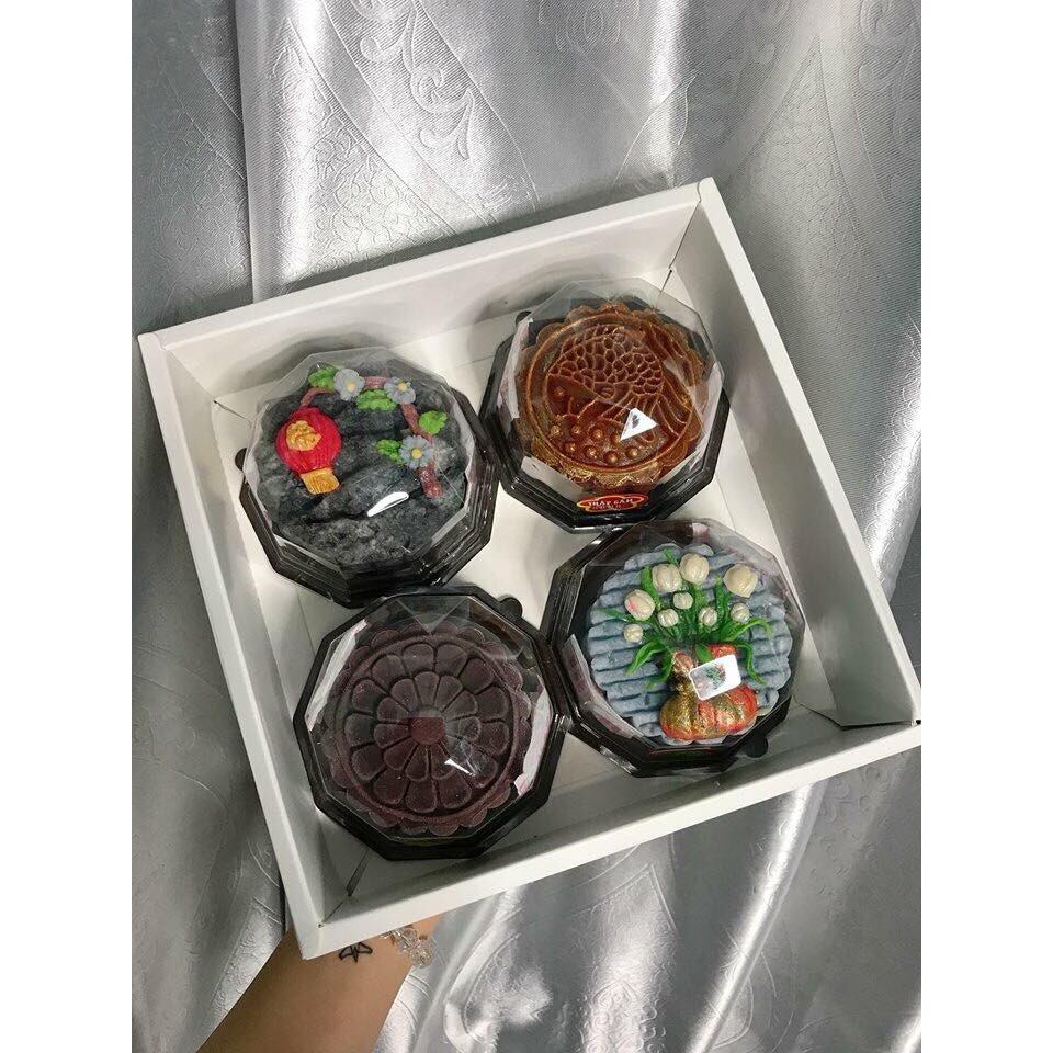 Hộp pet kim cương đựng bánh 150g 50c
