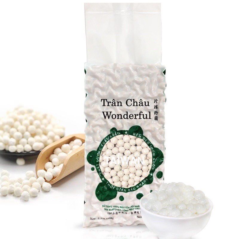 Trân Châu Wonderful (Caramel, Hoàng Kim,Trắng) Gói 1kg