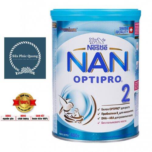 Sữa bột nan nga optipro số 2 400g + 800g cho bé từ 6-12 tháng tuổi