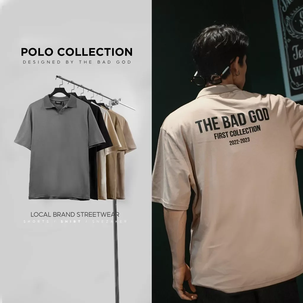 Áo Polo The Bad God Braille