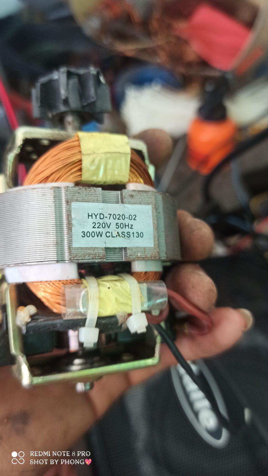 Motor máy xay sinh tố tháo máy.