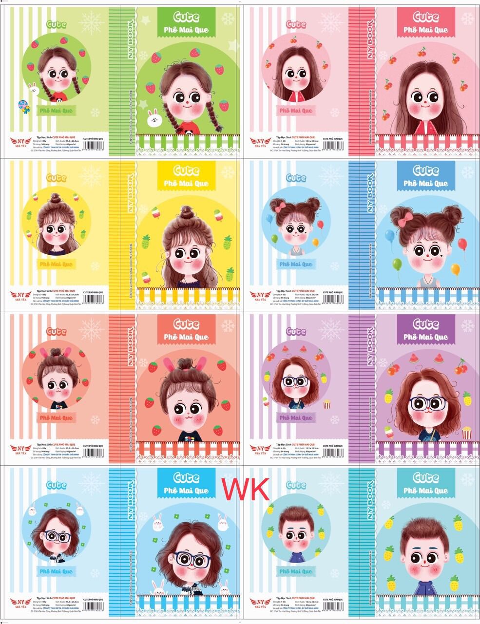 [HCM]Tập vở 4 ô ly 200trang cả bìa - Nhã Yến