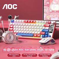 AOC | Bàn Phím Nhẹ Cho Game và Văn Phòng với 3 Chế Độ Kết Nối