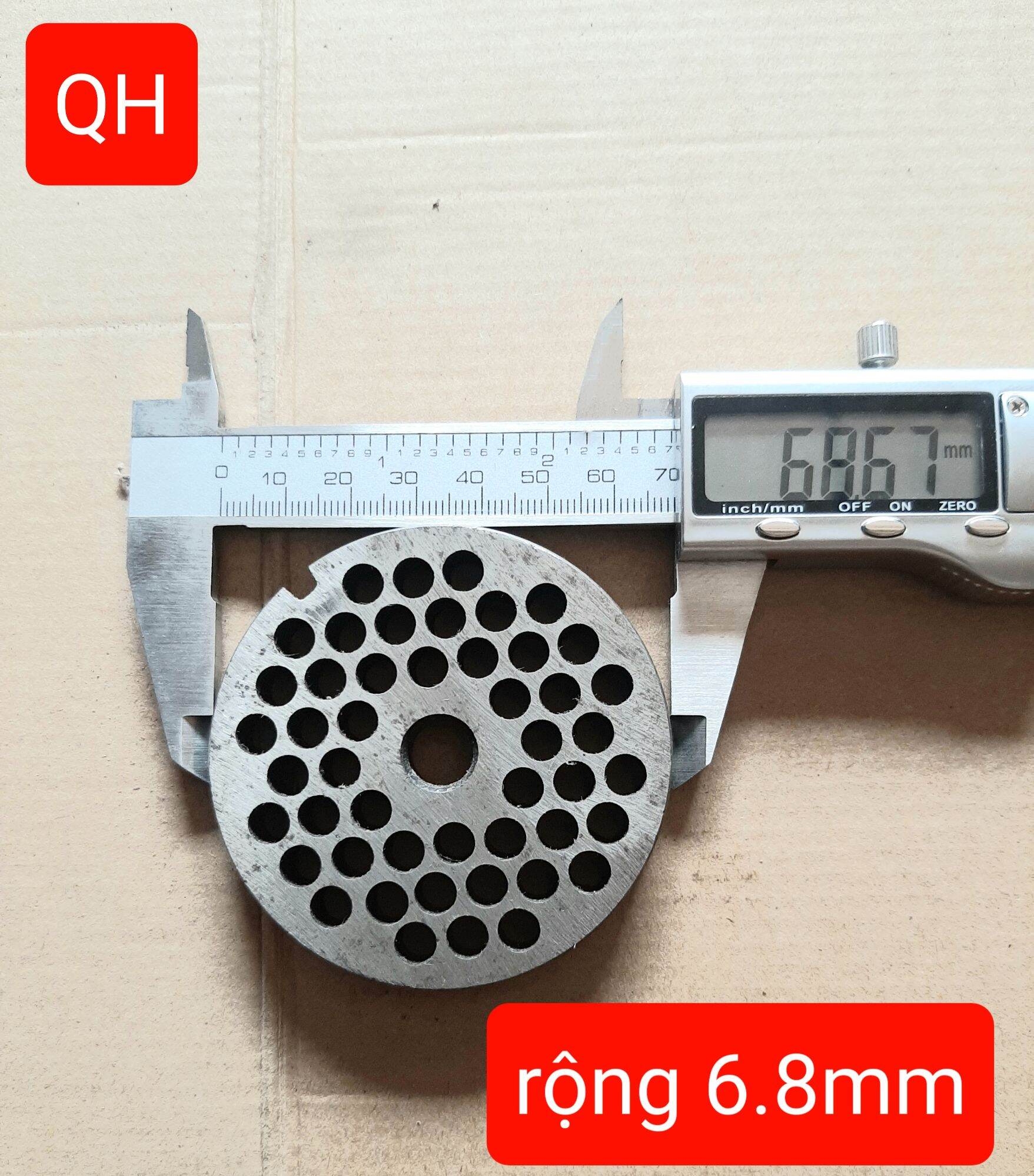 SÀNG MÁY XAY THỊT  ĐẦU ĐÙN 12 LỖ 8 và lỗ 5mm