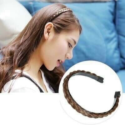 Băng đô cài tóc hoa hồng trắng phong cách Hàn