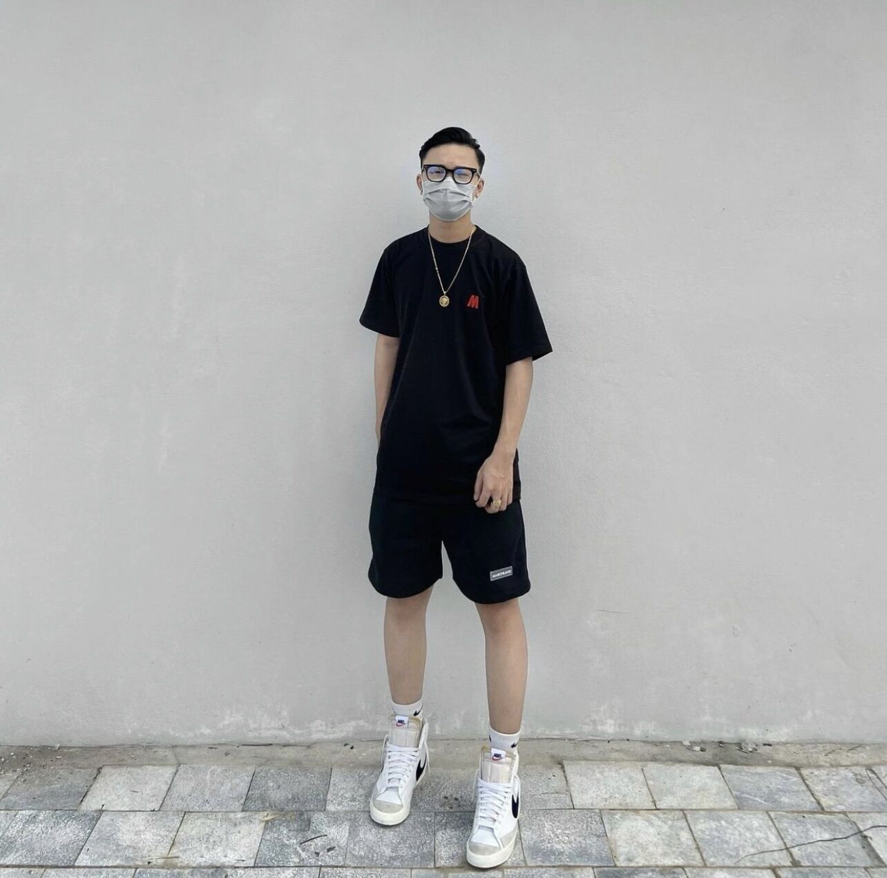 ALPHABET TSHIRT BLACK (MARCHLAND STUDIO)