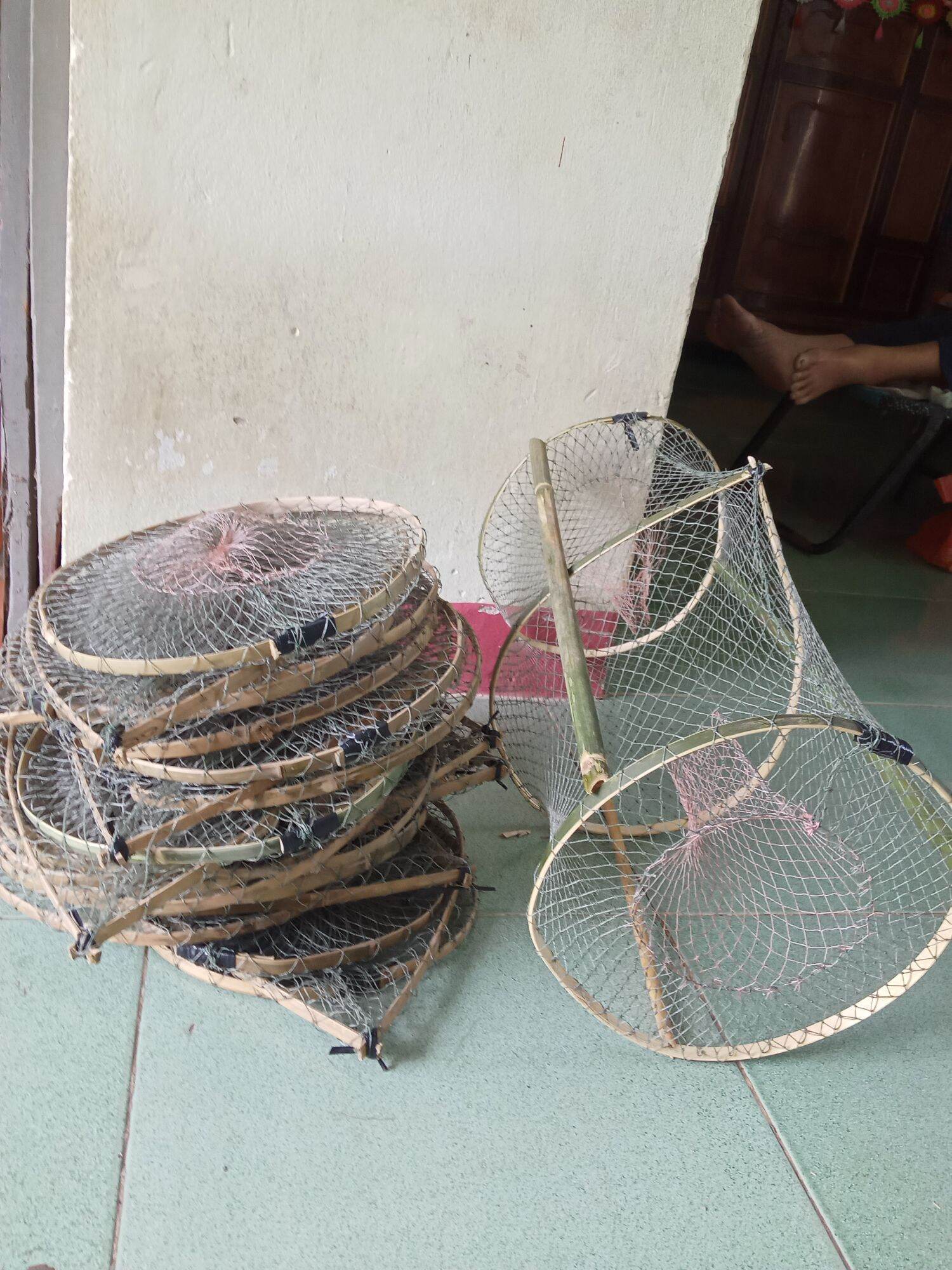 10 cái lờ cá đa năng, dính được các loại cá tôm cua ốc lươn rắn
