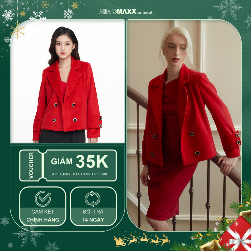 N&M Áo Khoác Dạ Nữ Thời Trang 2207030