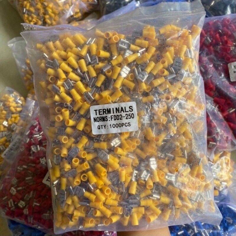 ĐẦU GHIM NỐI DÂY ĐIỆN [ĐẦU COS DÂY LOA] - ( 250cái )