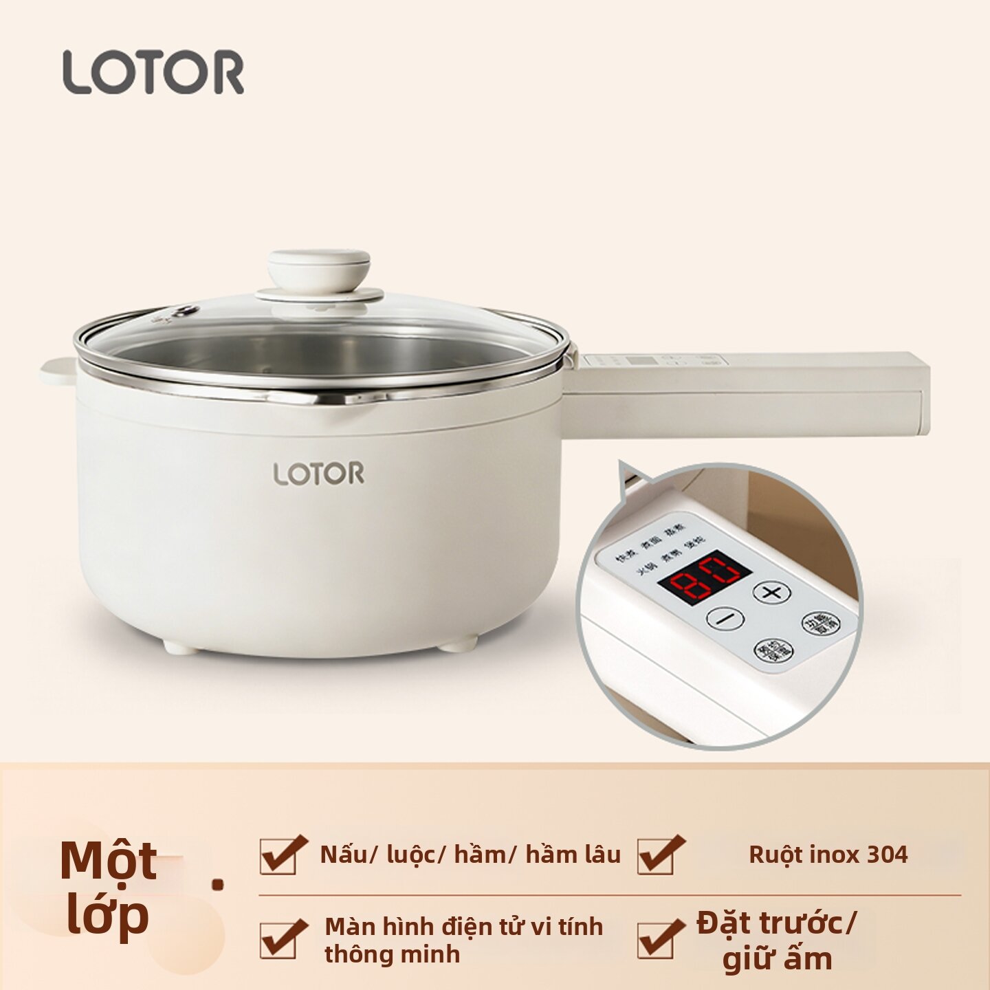 Multifunctional Electric Cooker Small Size - 4