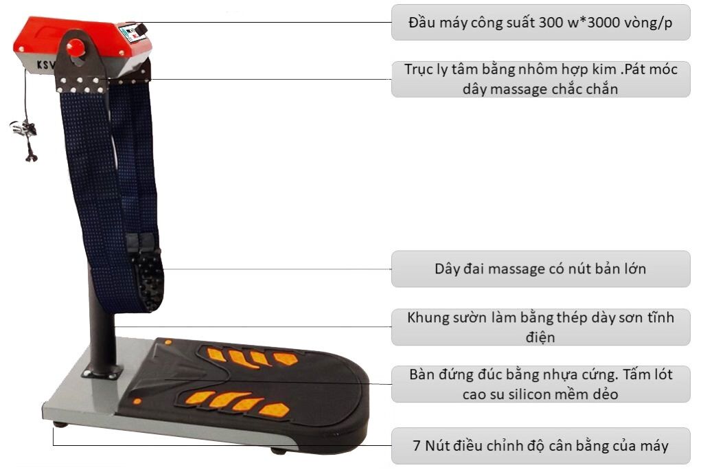 [HCM]Máy Đánh Giảm Mỡ Bụng Đứng Pro New 2022