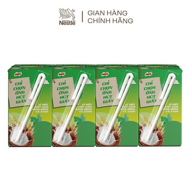 Lốc 4 hộp Milo 115ml/ 180ml