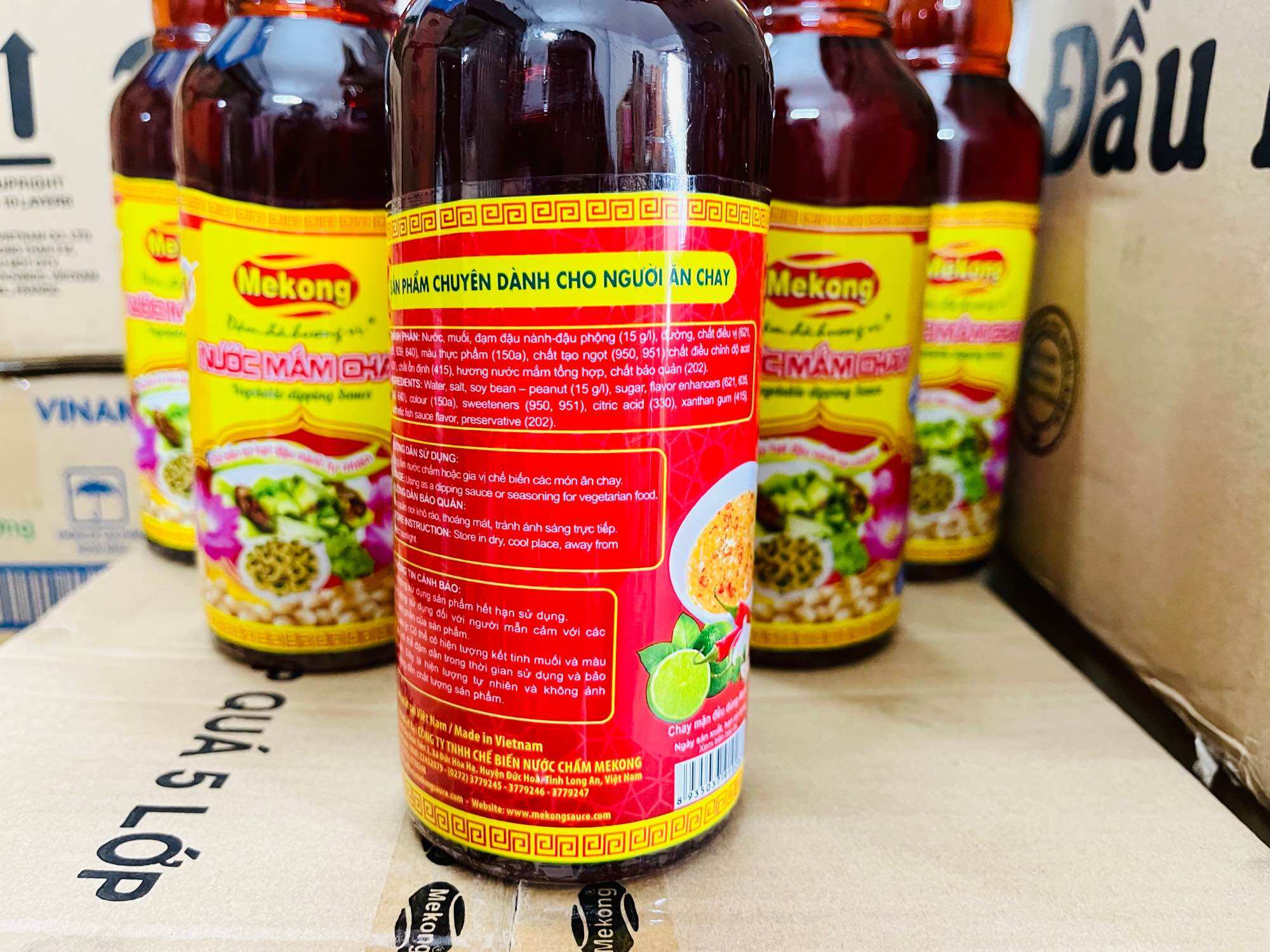 Nước mắm chay Mekong chai (500ml)