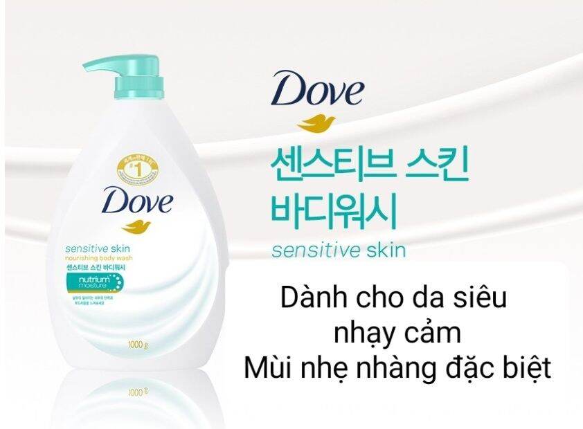 Sữa tắm dove dưỡng thể 1000ml hàn quốc