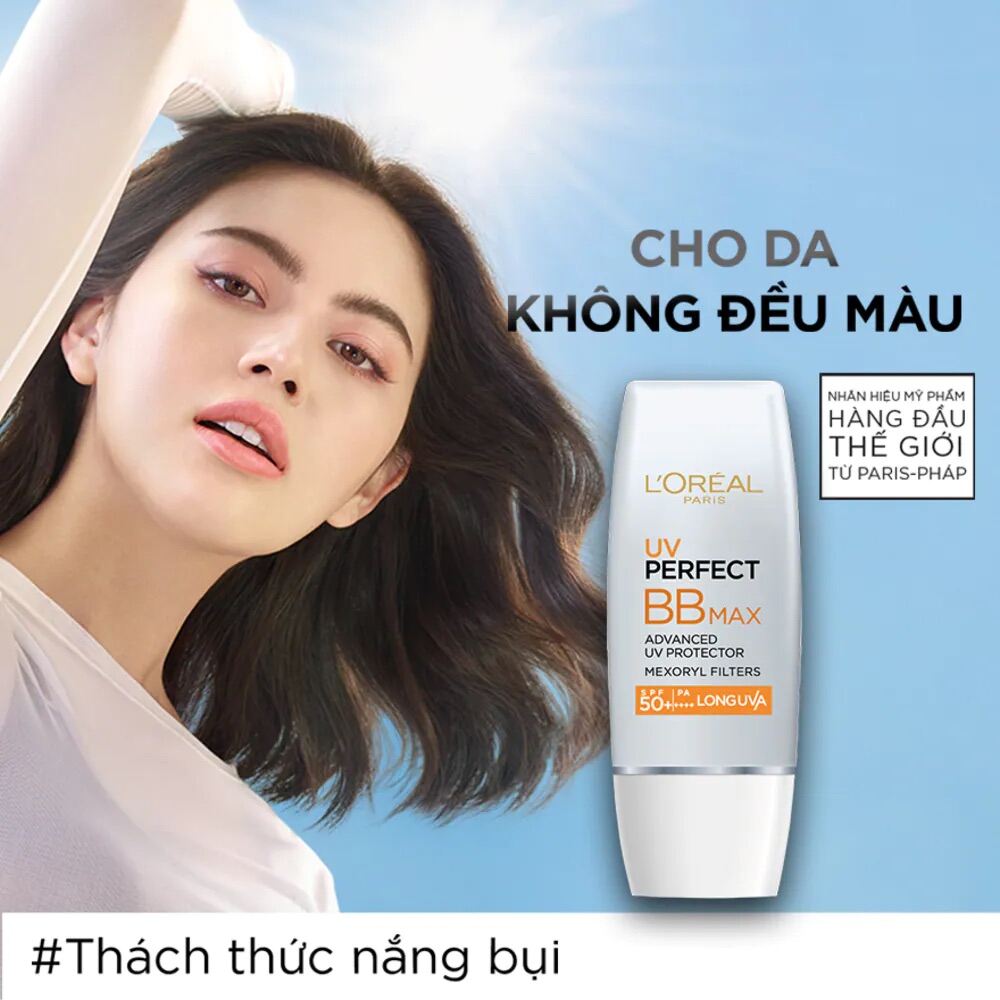 Kem Chống Nắng Trang Điểm Loreal Uv Perfect Bb Max Spf 50+/Pa++++ 30Ml