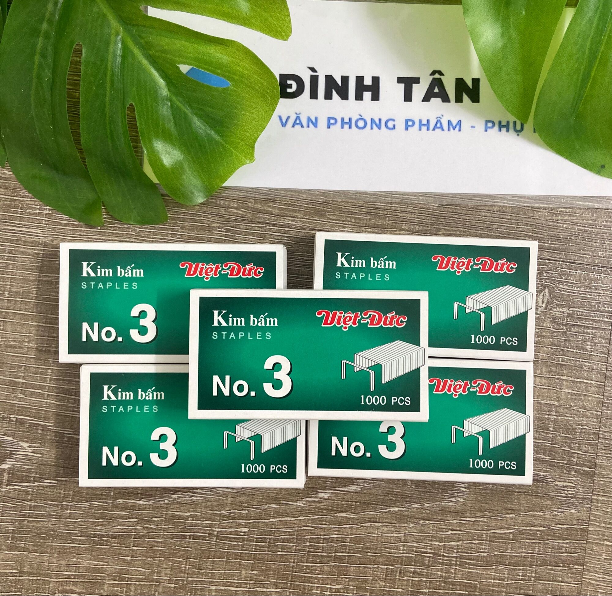 Kim Bấm Số 3 Việt Đức - 1 Hộp Nhỏ