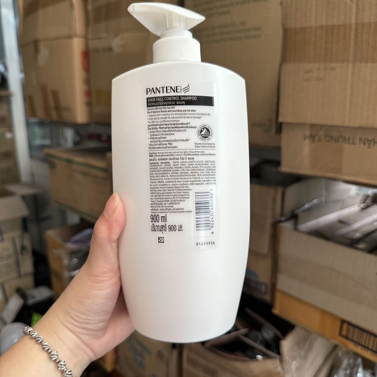 Dầu gội Pantene Thái Lan 900ml