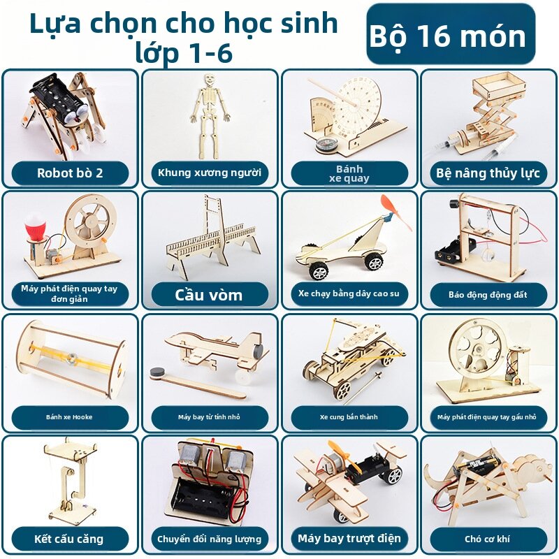 JIEBITU | Đồ Chơi Lắp Ráp Khoa Học & Vật Lý Giáo Dục cho Trẻ Em