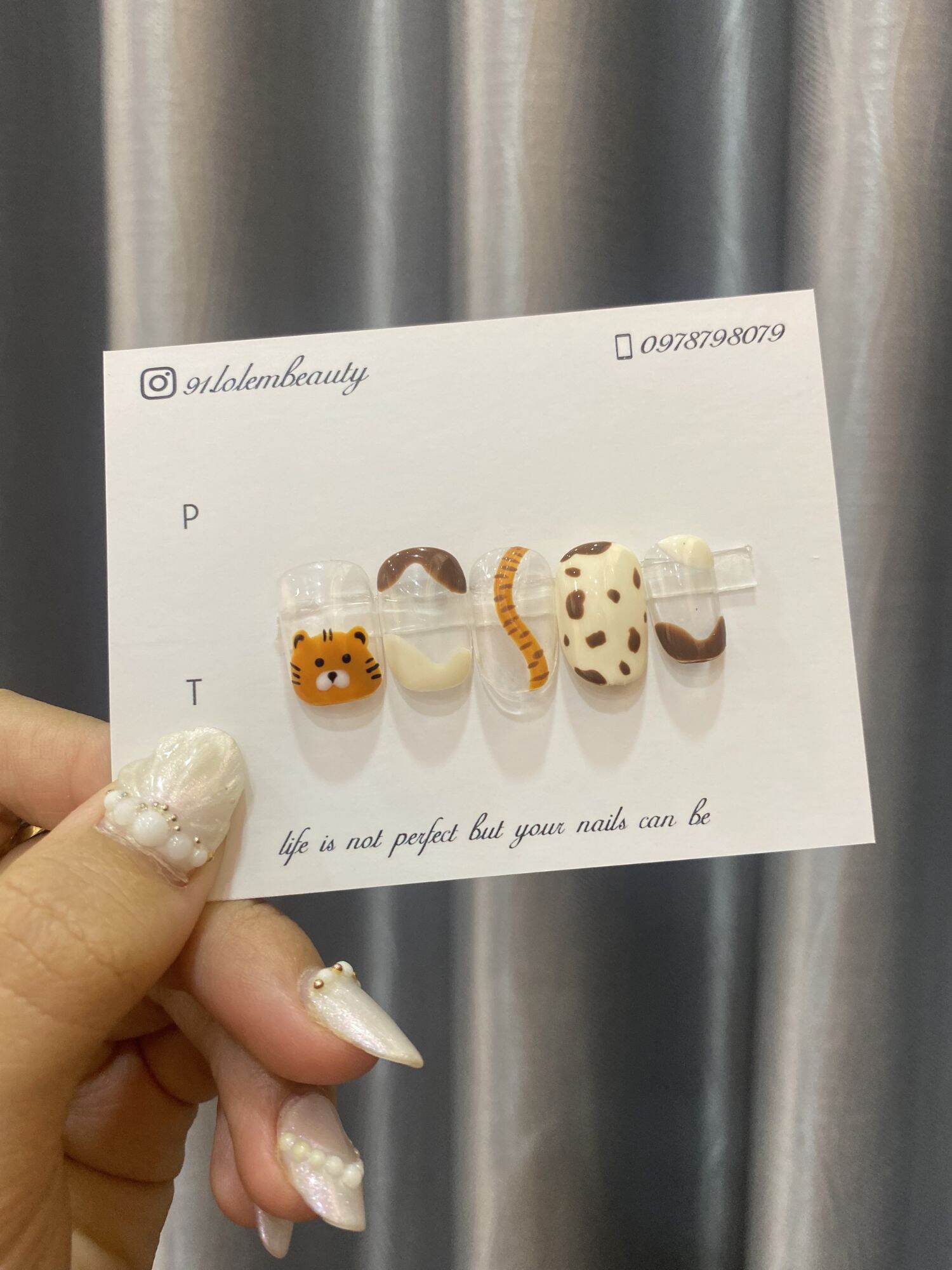 Nail Tết bé cọp cute chất lượng giá rất tốt