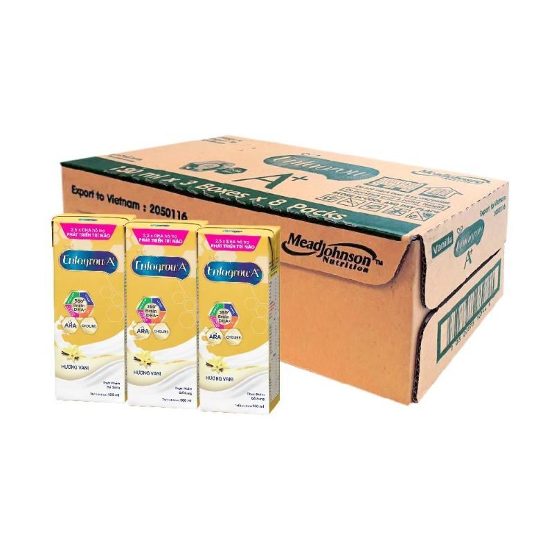 Thùng 24 hộp sữa enfa 180ml/hộp