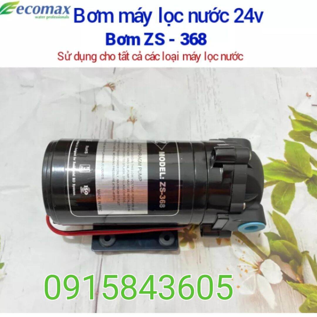 May bom 24 v cho may loc nuoc, phun suong
