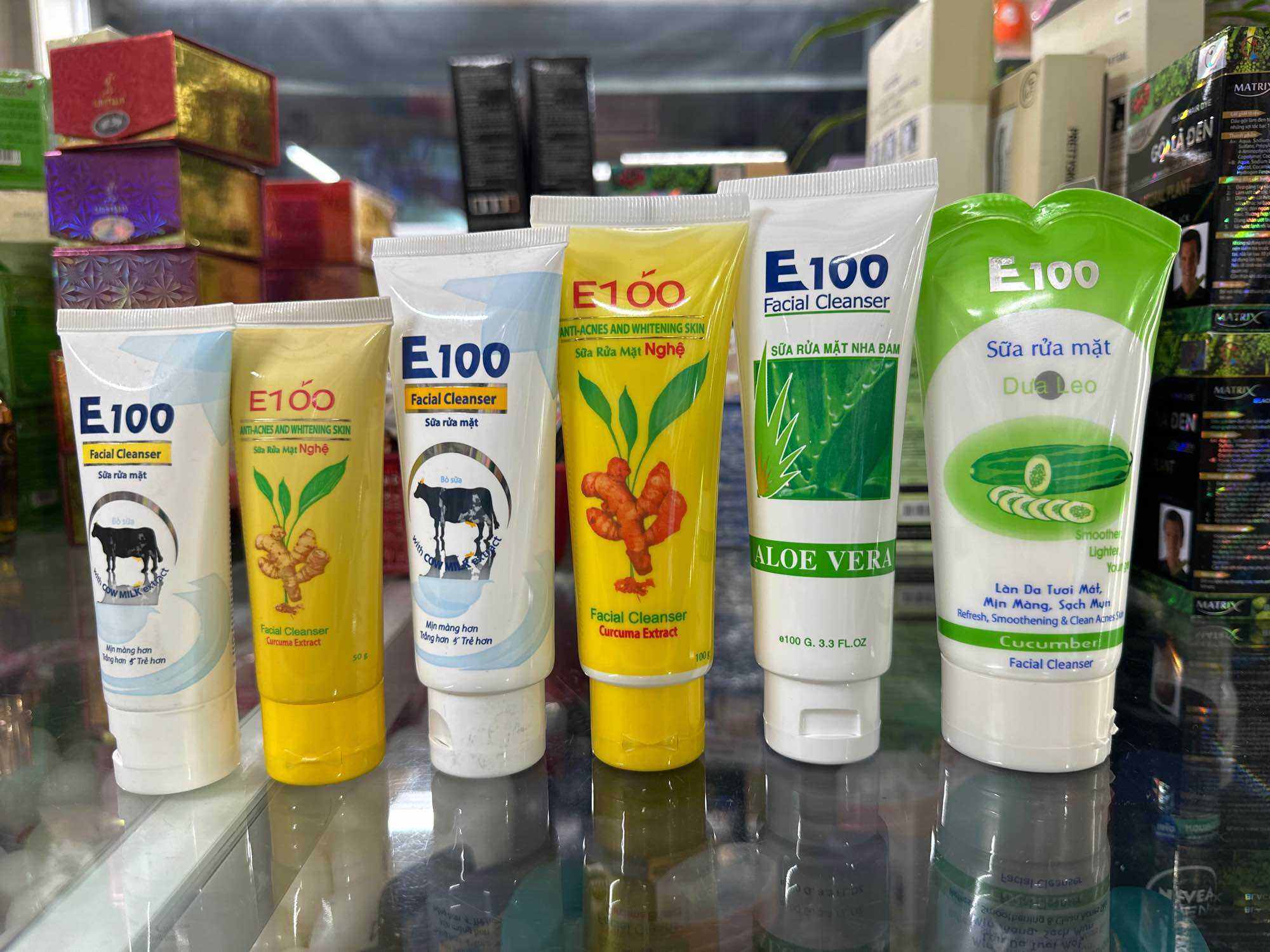Sữa rửa mặt E100 đủ mẫu ( chuẩn cty )