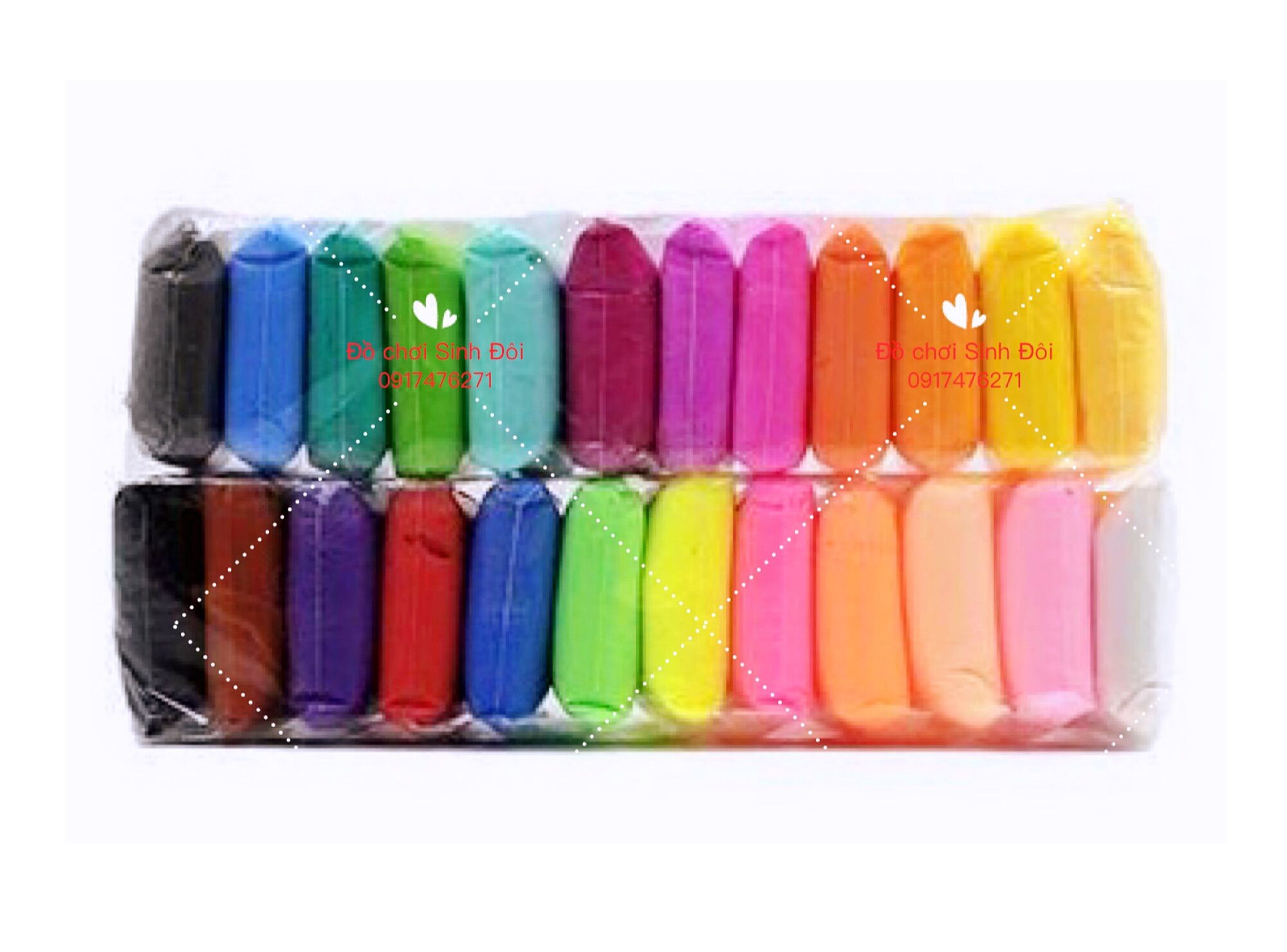 Đất sét 12 màu siêu nhẹ dành cho bé