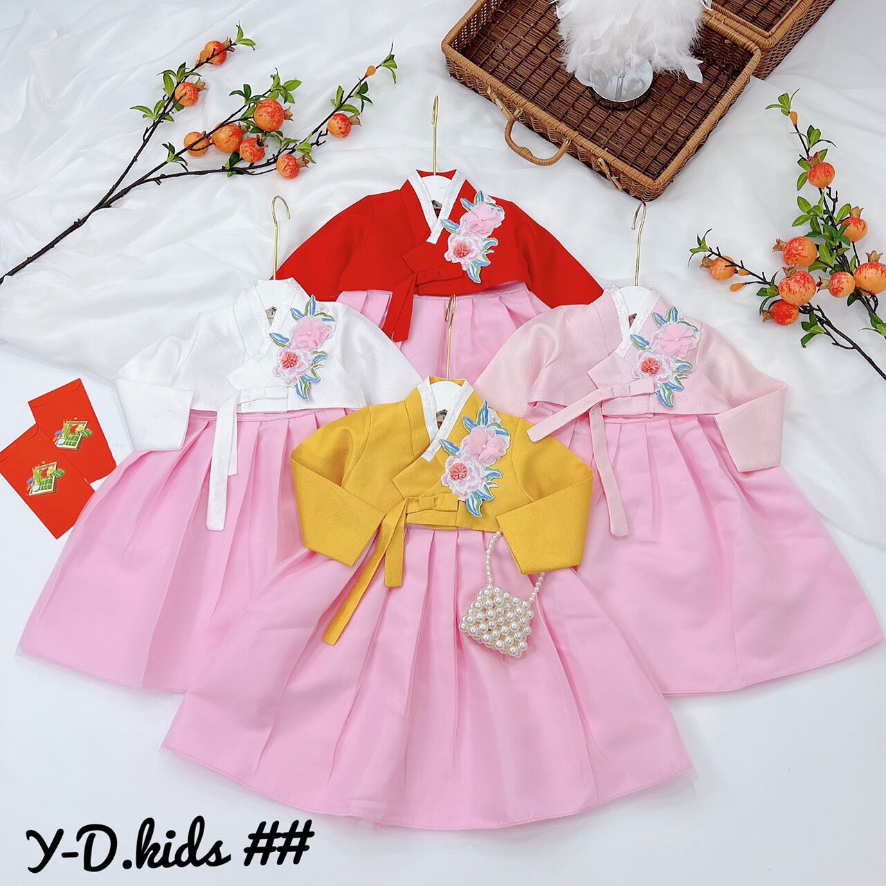 Set váy Hanbook hàn quốc cho bé yêu