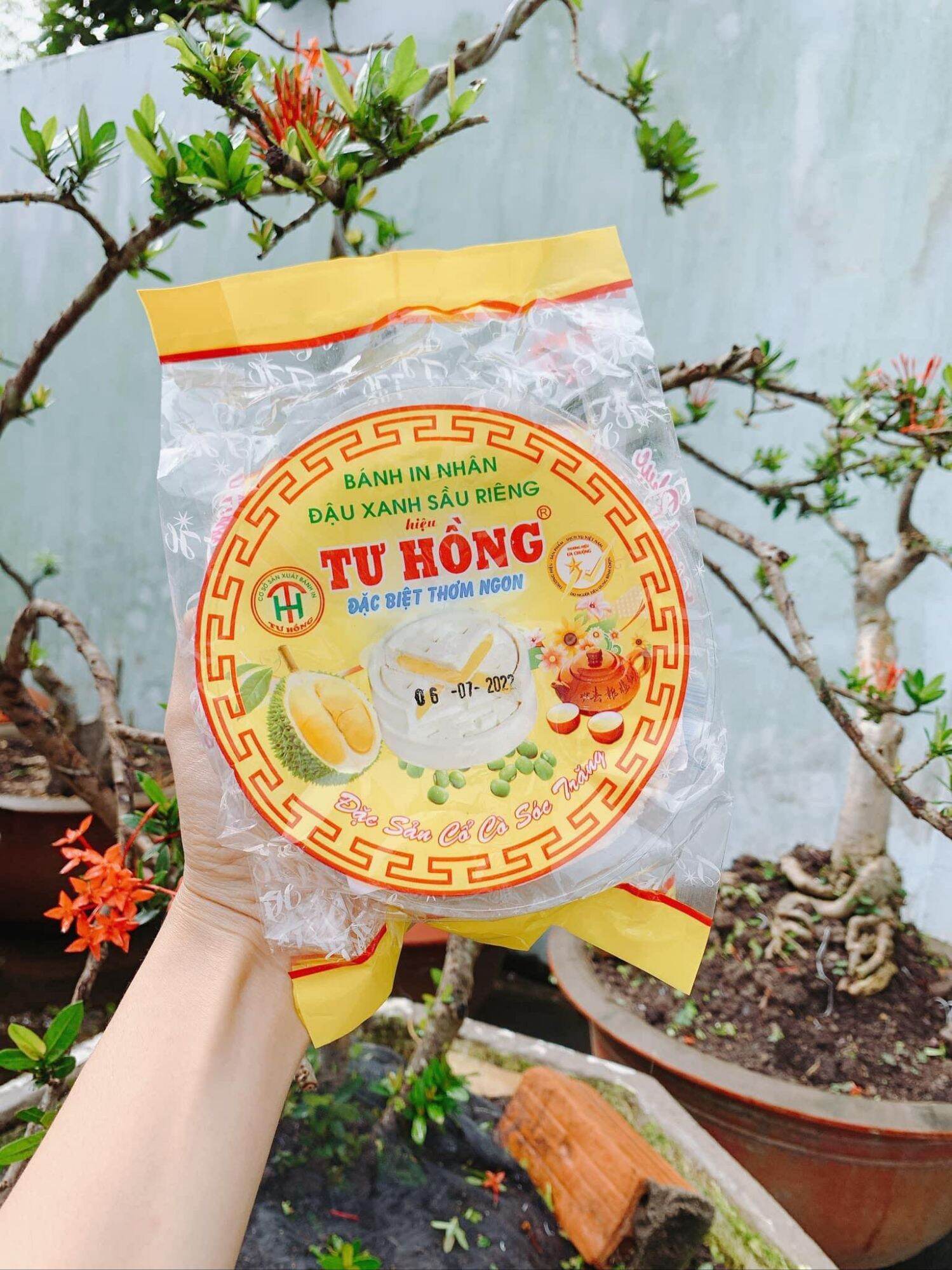 Bánh In Nhân Tư Hồng Combo 2 cây