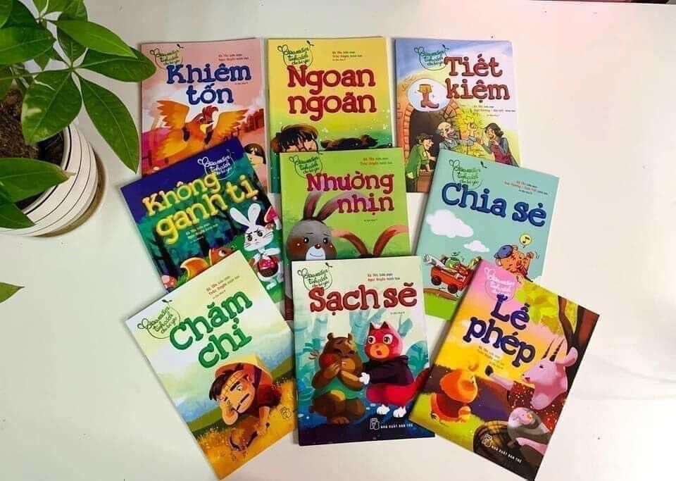Bộ sách, truyên tranh ươm mầm gieo nhân cách cho trẻ -