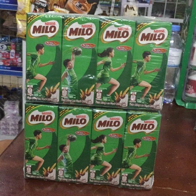 Lốc 4 hộp milo 180ml