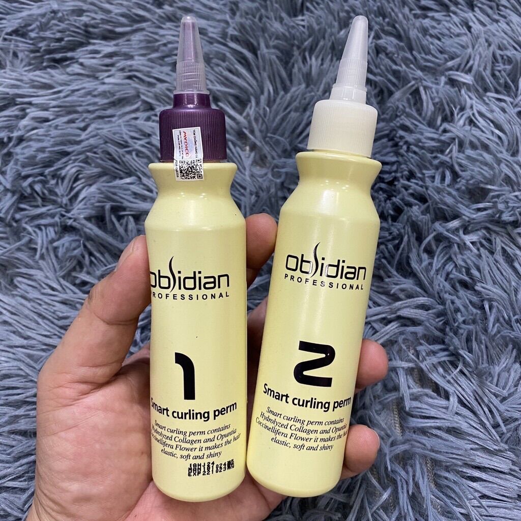 🌼Chính hãng 🌺 Thuốc uốn tóc 3D Obsidian Smart Curling Perm 120mlx2