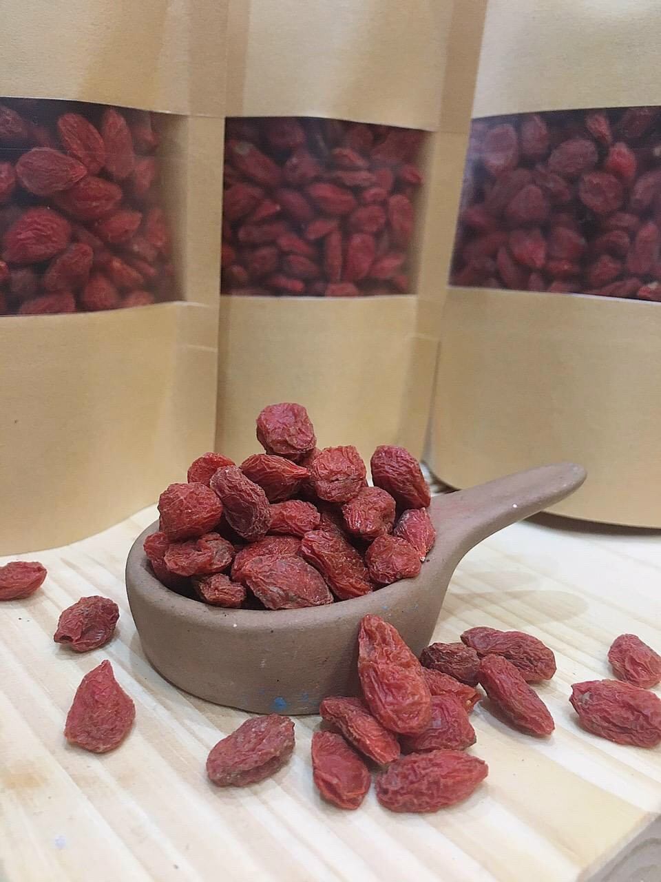 Kỷ tử sấy mộc Ninh Hạ, 500g