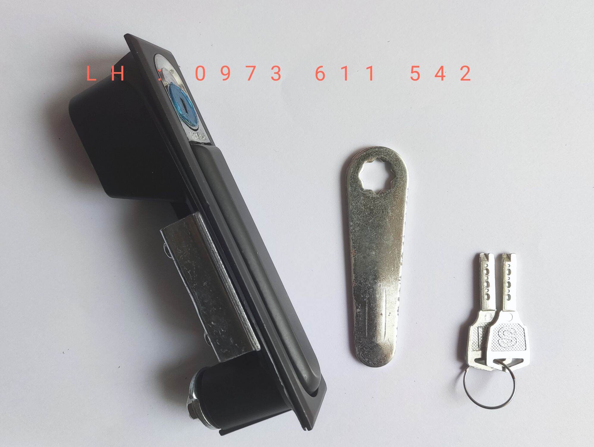 Khóa MS480-2A-1- Khóa MS480 - Khóa tủ điện - Khóa bật đen
