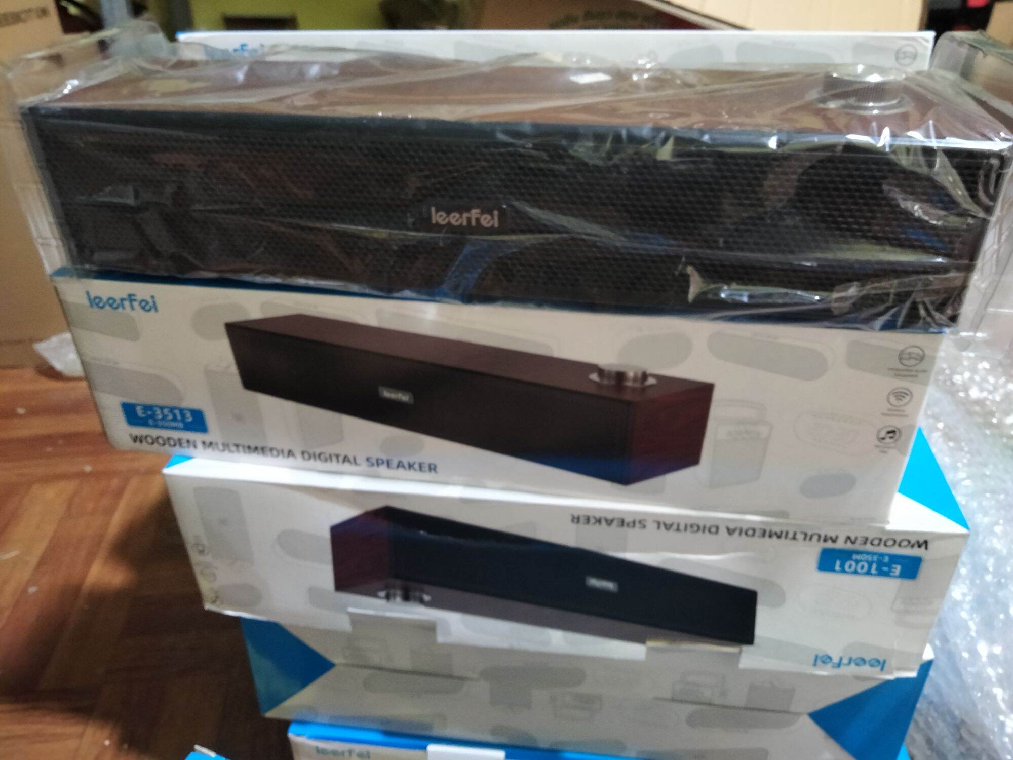 Loa gỗ dài ,loa để bàn Speaker E -350M công suất lớn dùng cho máy vi tính PC, Laptops,Tivi