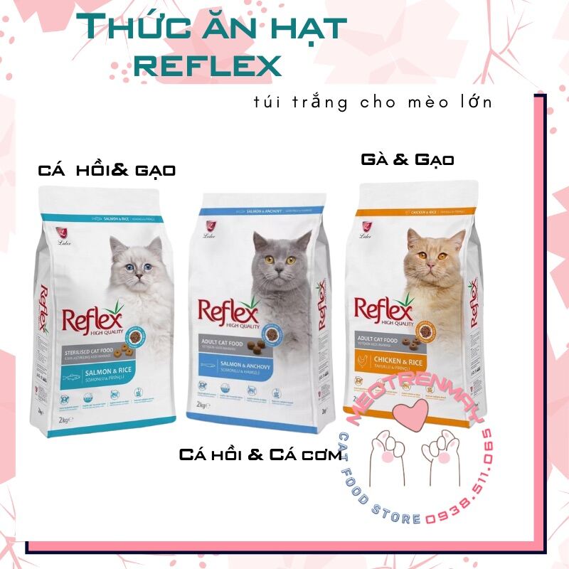 💥 Thức ăn hạt khô REFLEX ALDULT dành cho mèo lớn - túi 2kg 💥