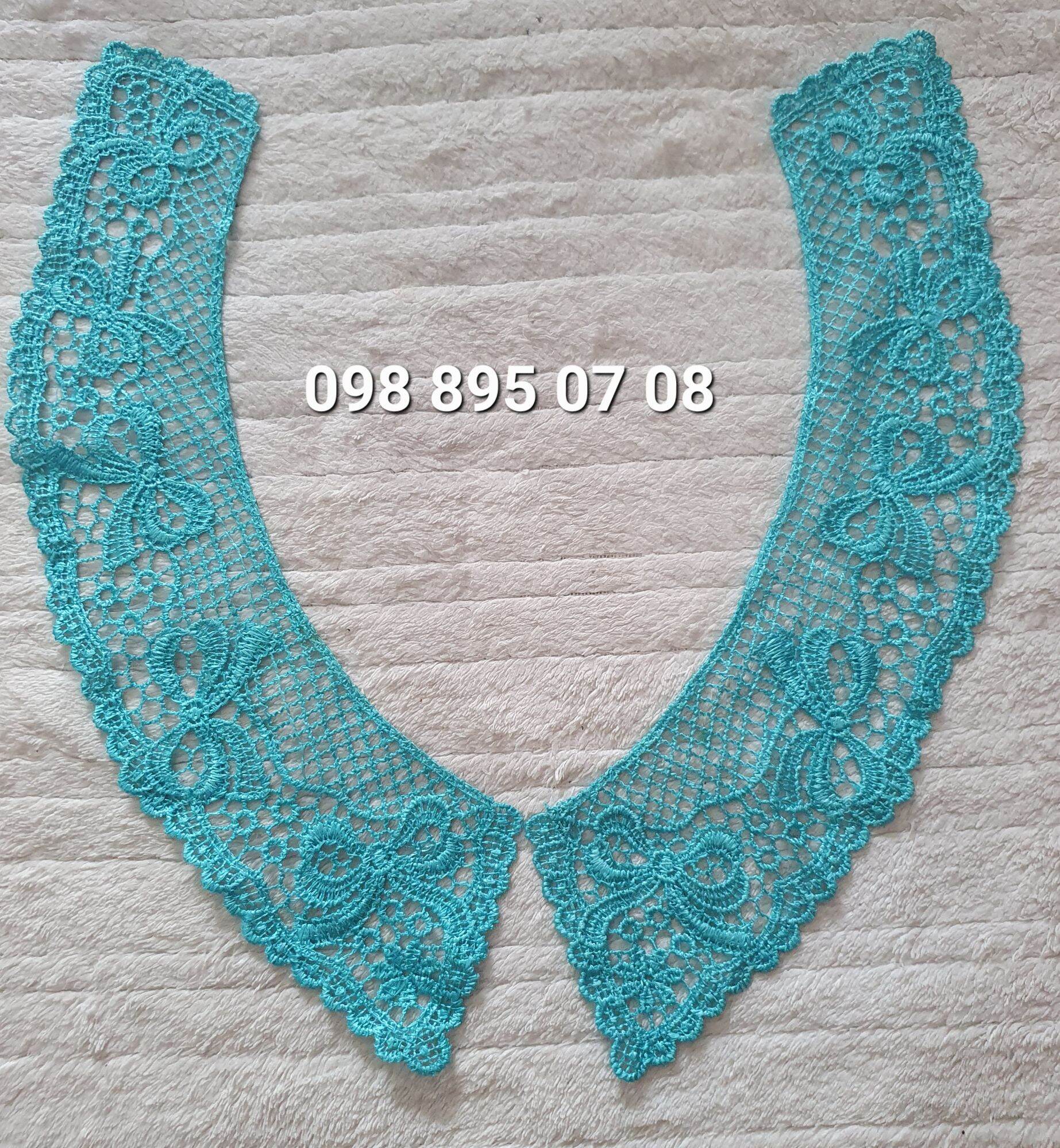 CỔ REN SEN MAY ÁO VÁY ( ren chỉ bóng đẹp)